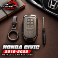 Honda Civic 2016-2021 Premium Leather Metal Key Cover – Premium Protection Case