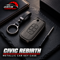 Honda Civic Rebirth Premium Leather Metal Key Cover – Premium Protection Case