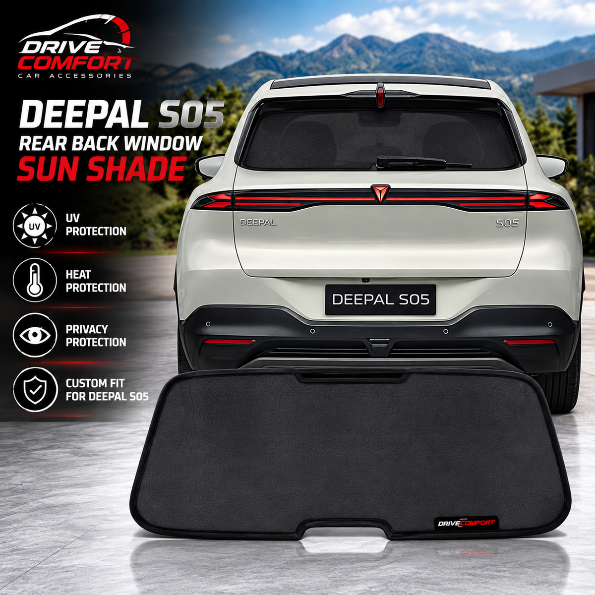 Deepal S05 Rear Back Window Sun Shade – UV & Heat Protection