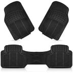 Suzuki Fronx Rubber Floor Mats – Black Washable Perfect Fit 3 Pcs