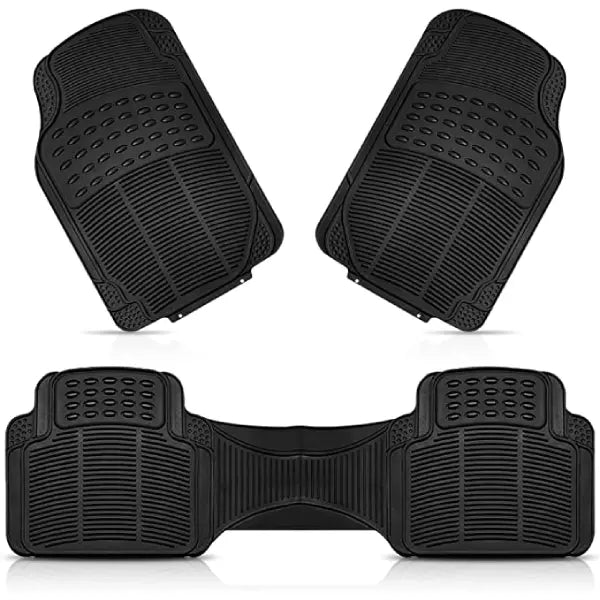 BYD Atto 2 Rubber Floor Mats – Black Washable Perfect Fit 3 Pcs