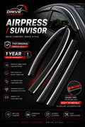 Haval H6 TXR Original Air Press Window Visors – Premium Smoke Sun Visors