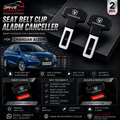 Changan Alsvin Seat Belt Clip Alarm Canceller – Metallic 2 Pcs Set