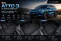 BYD Atto 3 Premium TPE Floor Mats Custom Fit All Weather Car Mats