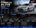 Toyota Corolla Premium TPE Floor Mats Custom Fit All Weather Car Mats