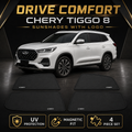 Chery Tiggo 8 sunshades with logo 4 piece magnetic fit UV protection
