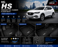 MG HS Premium TPE Floor Mats Custom Fit All Weather Car Mats
