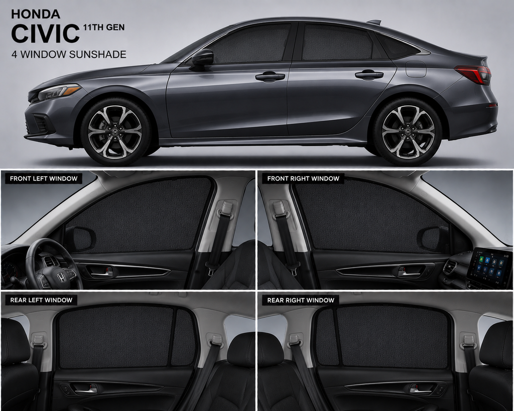 Honda Civic 11th generation sunshades
