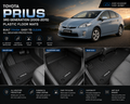 Toyota Prius Premium TPE Floor Mats Custom Fit All Weather Car Mats