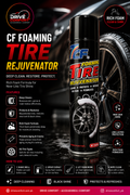CF Foaming Tire Rejuvenator – Tire Shine & Cleaner Foam Spray
