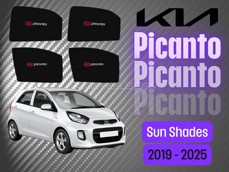 Kia Picanto Car Window Sun Shades