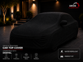 Microfiber car top cover without printed vehicle logo