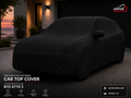 Microfiber car top cover without printed vehicle logo