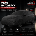 Toyota Yaris Hatchback polyester car top cover with all-weather protection